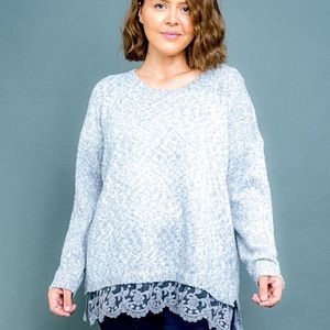 Elegant gray sweater